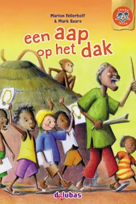 een aap op het dak