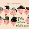 Tien hoofden, negen hoeden | 9789089674487