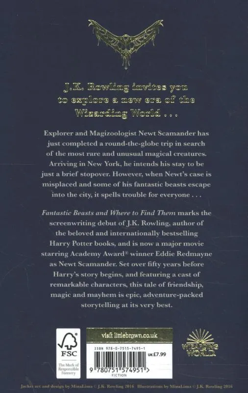 Fantastic Beasts and Where to Find Them | 9780751574951 Fantastic Beasts and Where to Find Them - Afbeelding 2