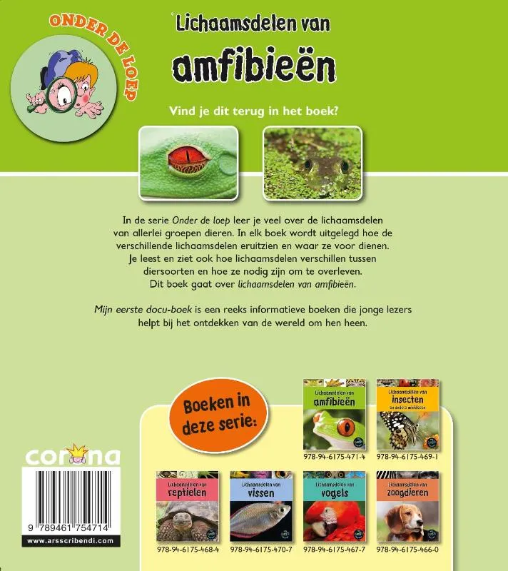 Lichaamsdelen van amfibieën | 9789461754714 Lichaamsdelen van amfibieën - Afbeelding 2