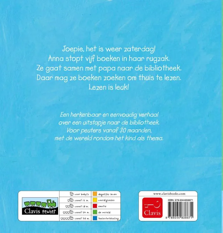 Anna in de bibliotheek | 9789044838671 Anna in de bibliotheek - Afbeelding 2