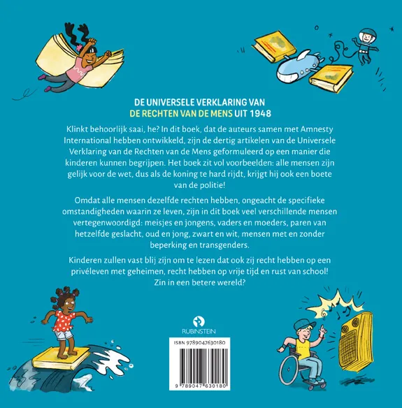 De Universele Verklaring van de Rechten van de Mens voor kinderen | 9789047630180 De Universele Verklaring van de Rechten van de Mens voor kinderen - Afbeelding 2