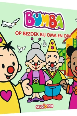 kartonboek - Op bezoek bij oma en opa