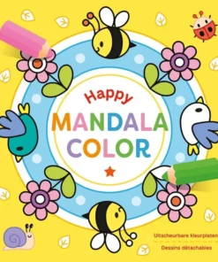 Happy Mandala Color - Uitscheurbare kleurplaten