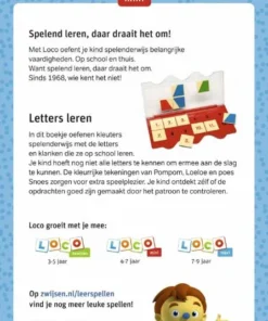 Loco Mini Rompompom ik leer letters | 9789048740352 Loco Mini Rompompom ik leer letters | 9789048740352