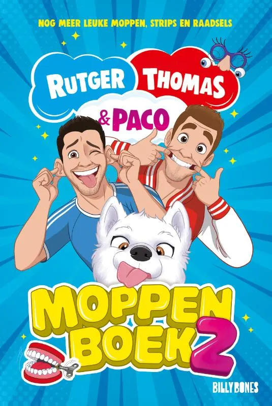 Het Moppenboek van Rutger, Thomas en Paco 2 | 9789030510550 Het Moppenboek van Rutger, Thomas en Paco 2