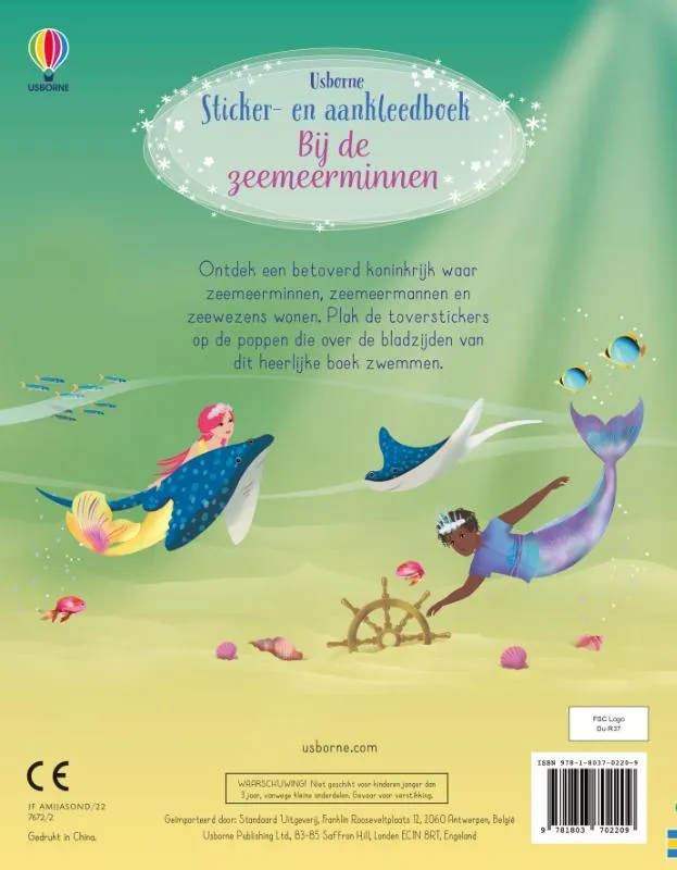 Bij de zeemeerminnen | 9781803702209 Bij de zeemeerminnen - Afbeelding 2