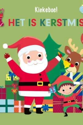 Kiekeboeboek met spiegeltje kerst