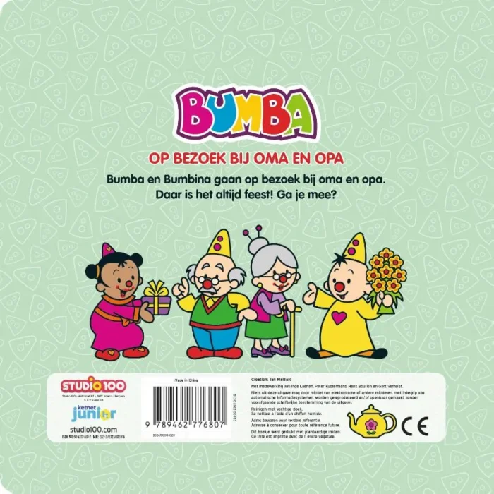 kartonboek - Op bezoek bij oma en opa - Afbeelding 2