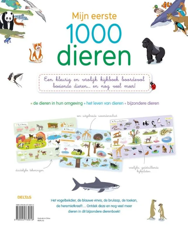 Mijn eerste 1000 dieren | 9789044765816 Mijn eerste 1000 dieren - Afbeelding 2