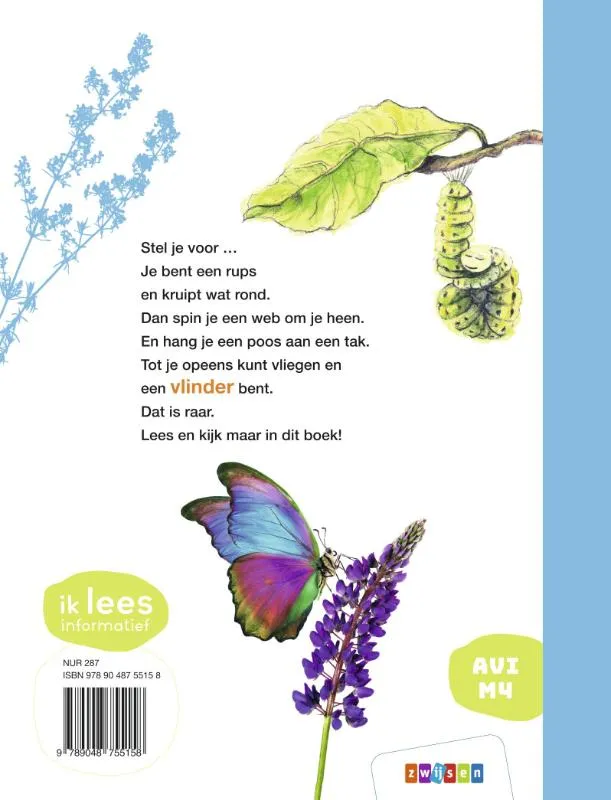 Ha rups, hé vlinder! | 9789048755158 Ha rups, hé vlinder! - Afbeelding 2