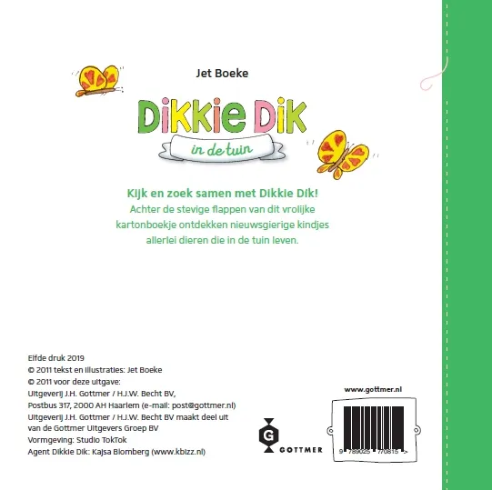 Dikkie Dik in de tuin | 9789025770815 Dikkie Dik in de tuin - Afbeelding 2