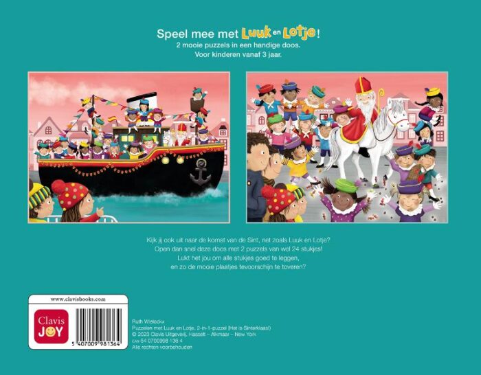 Puzzelen met Luuk en Lotje. 2-in-1-puzzel Sinterklaas - Afbeelding 2
