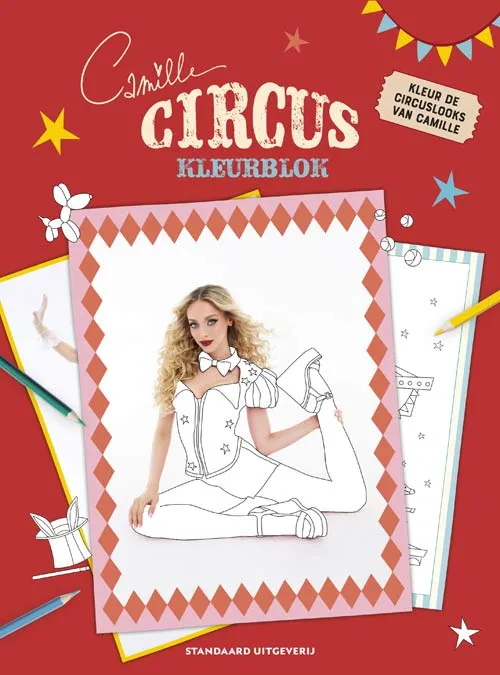 CAMILLE Circus kleurblok | 9789002287473 CAMILLE Circus kleurblok