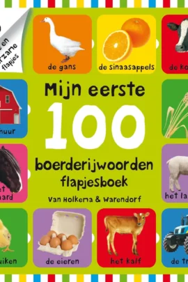 Mijn eerste 100 boerderijwoorden flapjesboek