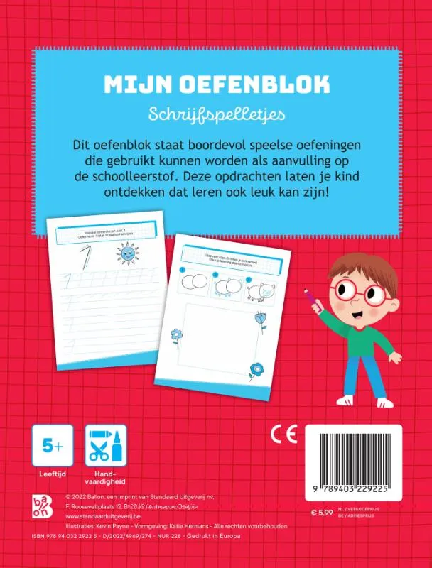 Mijn oefenblok Telspelletjes 3de kleuterklas-groep 2 | 9789403229225 Mijn oefenblok Telspelletjes 3de kleuterklas-groep 2 - Afbeelding 2