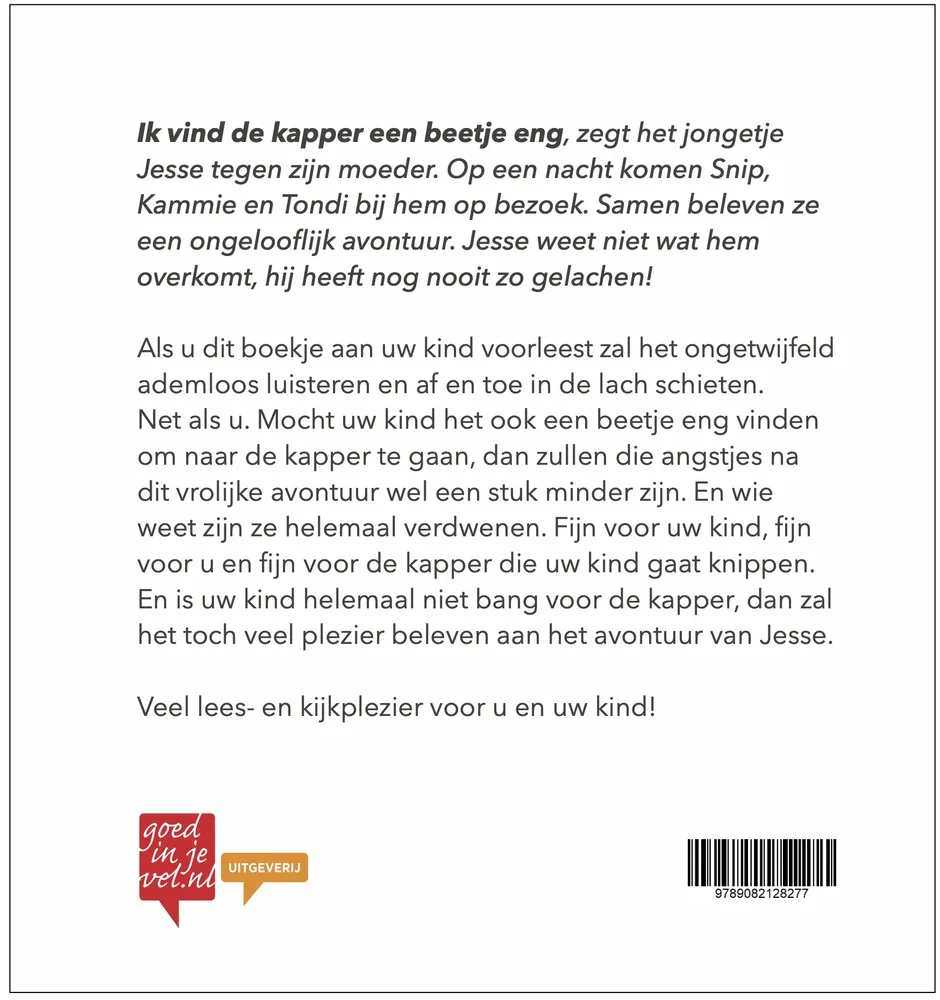 Ik vind de kapper helemaal niet eng | 9789082128277 Ik vind de kapper helemaal niet eng - Afbeelding 2