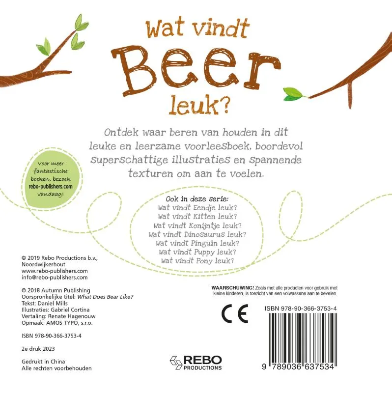 Wat vindt beer leuk? | 9789036637534 Wat vindt beer leuk? - Afbeelding 2