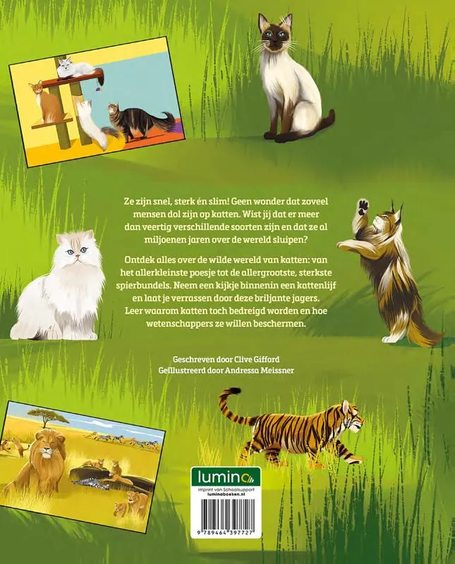 De wilde wereld van katten | 9789464397727 De wilde wereld van katten - Afbeelding 2