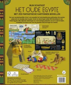 Alternative view of Ontdek het land van de Farao's met zes fantastische kartonnen bouwmodellen