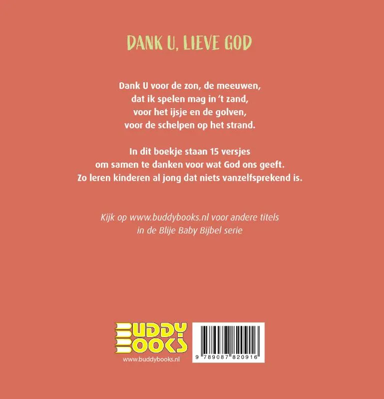Dank U, lieve God | 9789087820916 Dank U, lieve God - Afbeelding 2