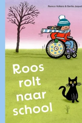 Roos rolt naar school