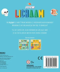 Flapjesboek Jouw lichaam - Meer dan 60 flapjes! | 9789036645959