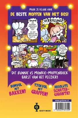 Alternative view of Bunnie vs Monkie en het geniale grappengevecht