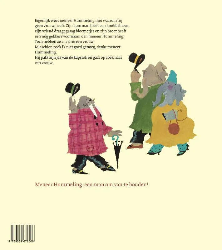 Meneer Hummeling zoekt een vrouw | 9789089672506 Meneer Hummeling zoekt een vrouw - Afbeelding 2