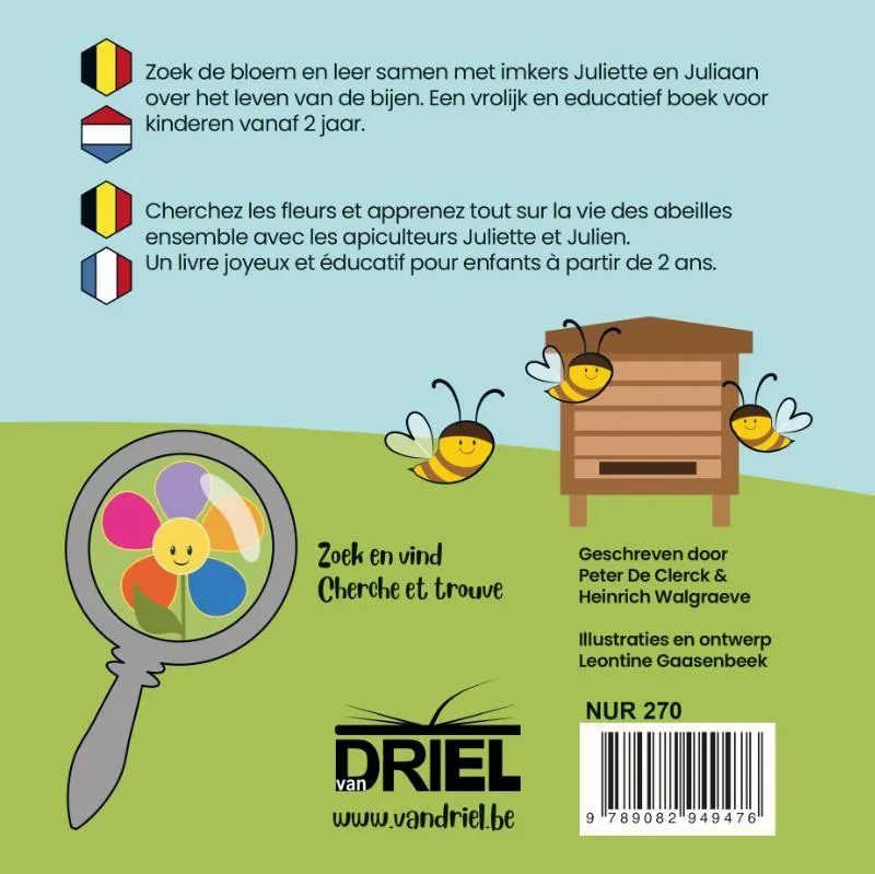 De bijtjes van Juliette en Juliaan | 9789082949476 De bijtjes van Juliette en Juliaan - Afbeelding 2