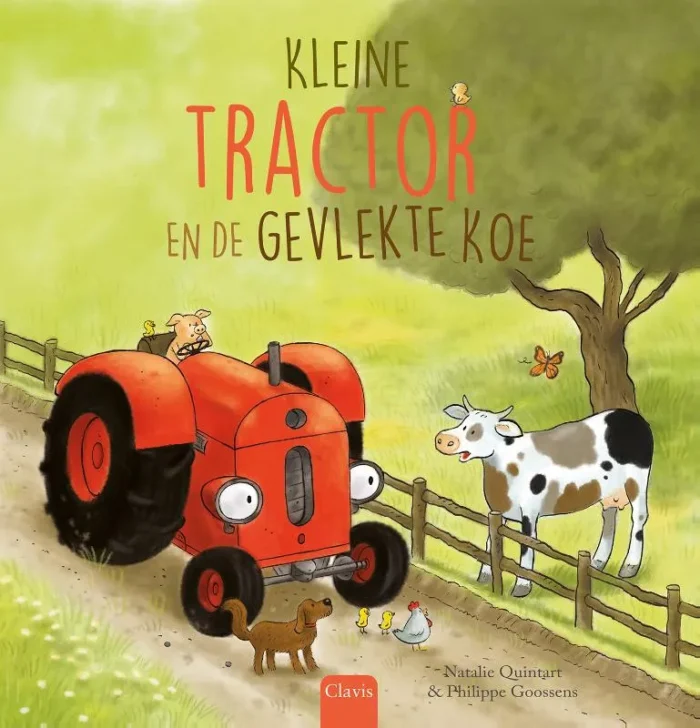 Kleine Tractor en de gevlekte koe