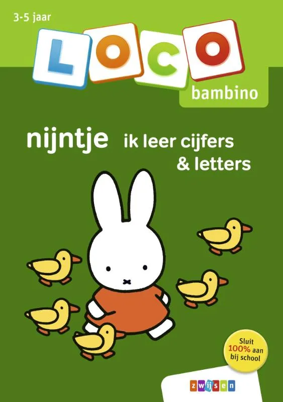 nijntje ik leer cijfers & letters 3-5 jaar | 9789048754533 nijntje ik leer cijfers & letters 3-5 jaar