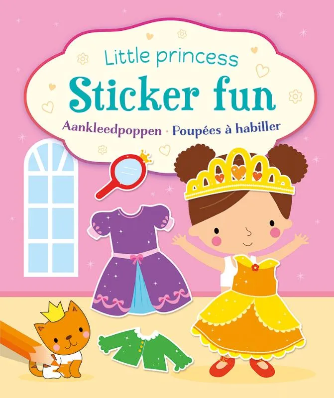 Aankleedpoppen / Little princess Sticker Fun - Poupées à habiller | 9789044765861 Aankleedpoppen / Little princess Sticker Fun - Poupées à habiller