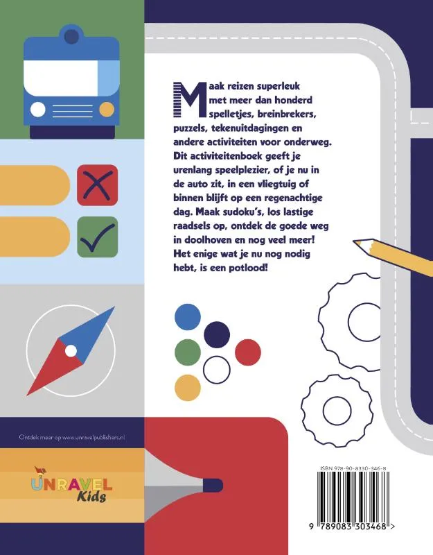 Het spellen voor onderweg vakantie-activiteitenboek | 9789083303468 Het spellen voor onderweg vakantie-activiteitenboek - Afbeelding 2