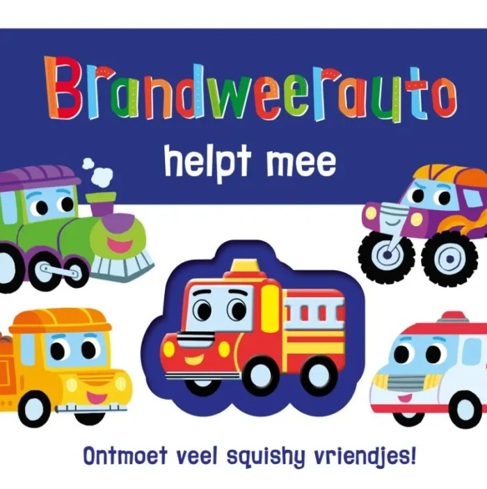 Brandweerauto helpt mee -