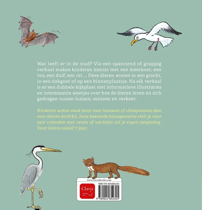 Dieren in de stad | 9789044852325 Dieren in de stad - Afbeelding 2