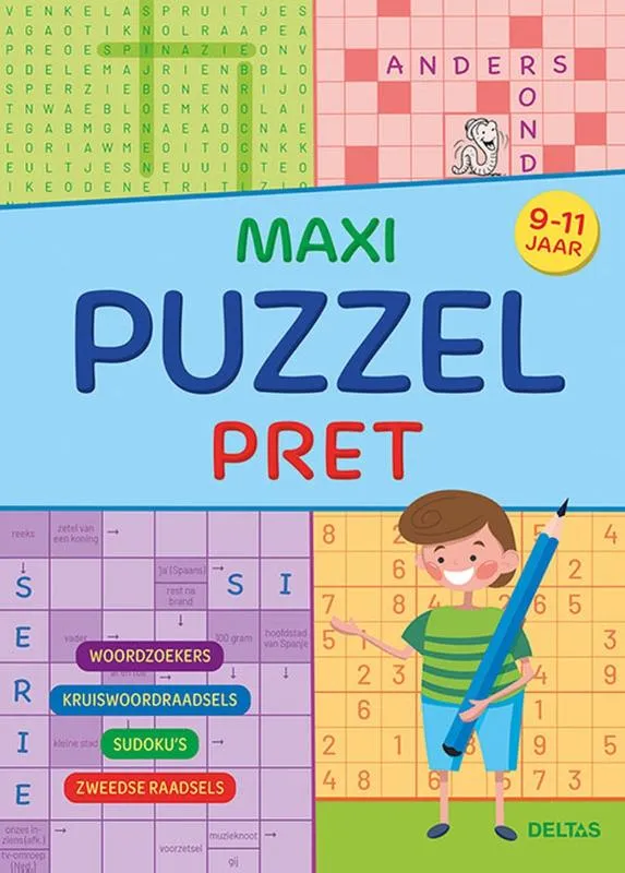 Maxi puzzelpret (9-11 j.) | 9789044768060 Maxi puzzelpret (9-11 j.)