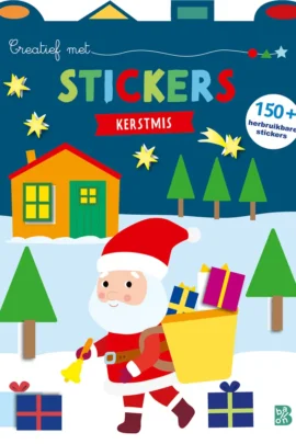 Creatief met stickers Kerstmis