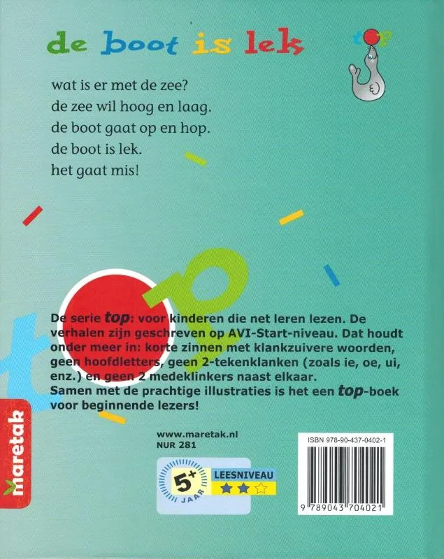 De boot is lek | 9789043704021 De boot is lek - Afbeelding 2