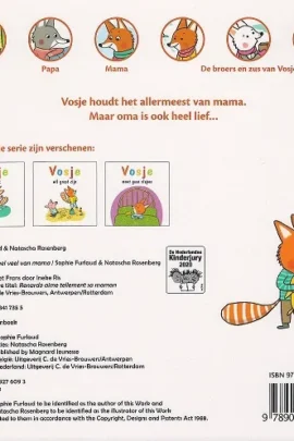 Vosje houdt heel veel van mama | 9789053417355 Vosje houdt heel veel van mama | 9789053417355