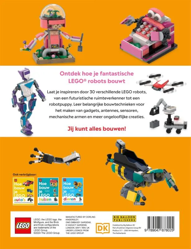 Hoe bouw je LEGO robots | 9789047878025 Hoe bouw je LEGO robots - Afbeelding 2