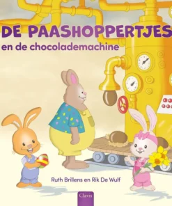 De paashoppertjes en de chocolademachine