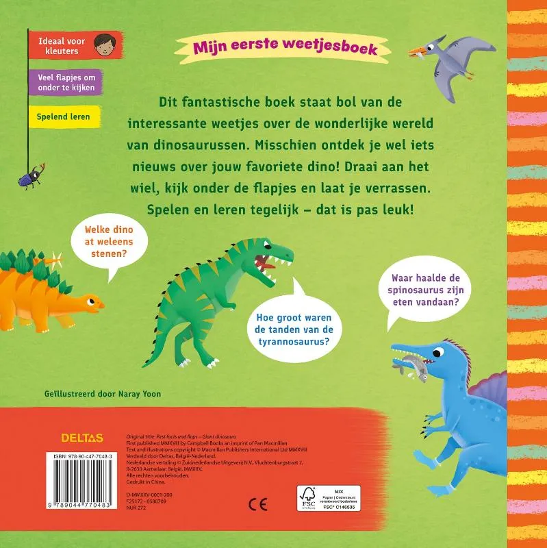 Bij de dino's | 9789044770483 Bij de dino's - Afbeelding 2
