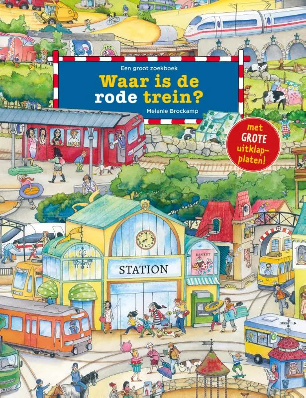 Waar is de rode trein? | 9789492901941 Waar is de rode trein?