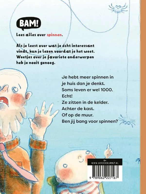 Spinnen zijn niet eng | 9789062227167 Spinnen zijn niet eng - Afbeelding 2