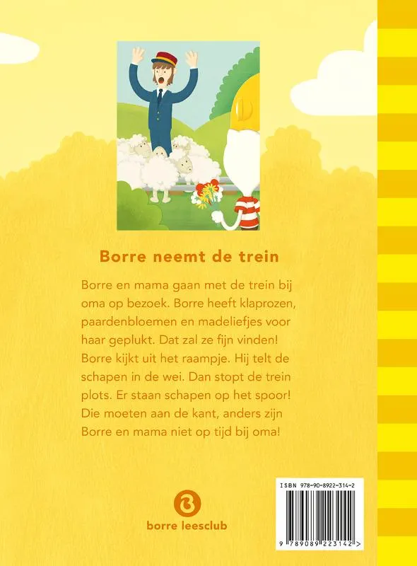 Borre neemt de trein | 9789089223142 Borre neemt de trein - Afbeelding 2