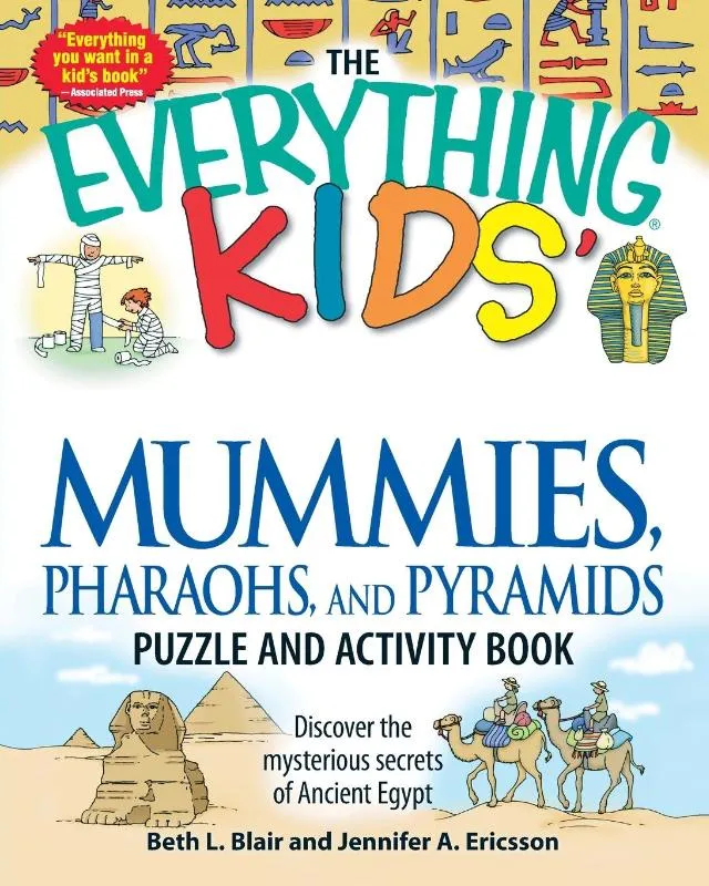 The "Everything" Kids' Mummies, Pharaohs, and Pyramids Puzzle and Activity Book | 9781598697971 The "Everything" Kids' Mummies, Pharaohs, and Pyramids Puzzle and Activity Book