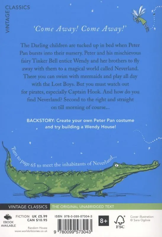 Peter Pan | 9780099573043 Peter Pan - Afbeelding 2