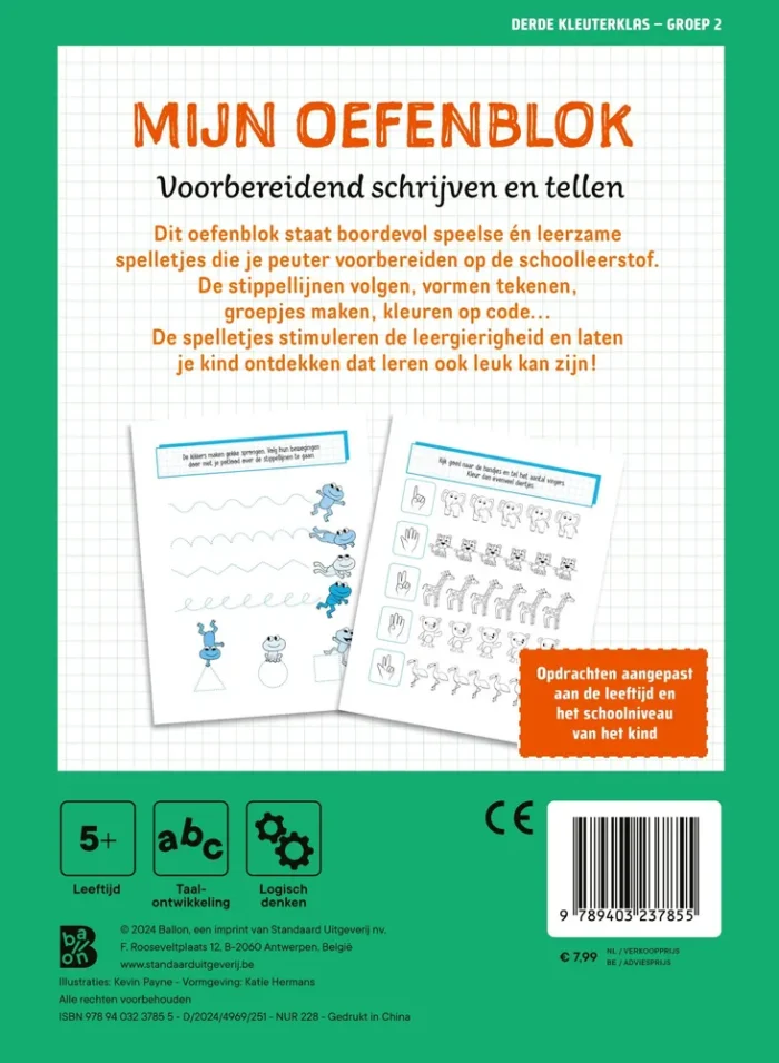 Voorbereidend schrijven en tellen - Afbeelding 2