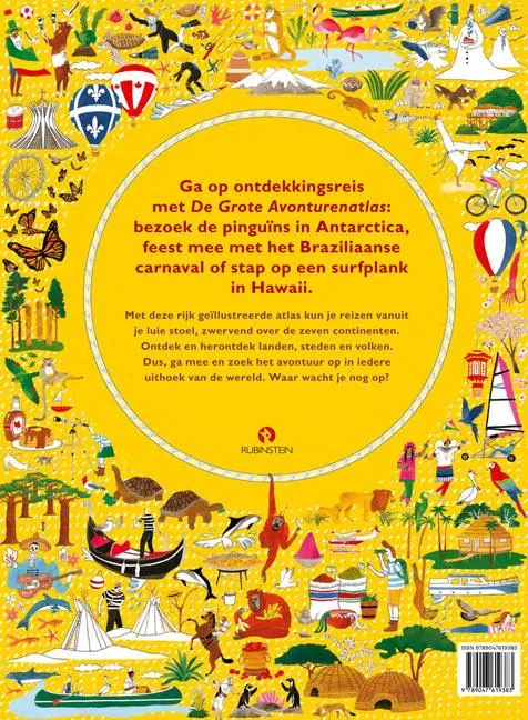 De grote avonturenatlas | 9789047619383 De grote avonturenatlas - Afbeelding 2